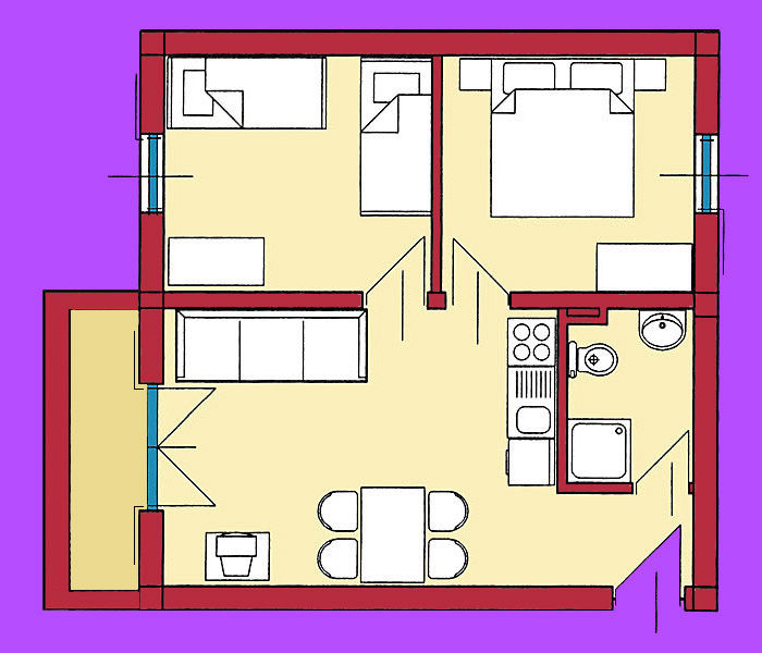 Lanterna Mandre, apartman Br. 7