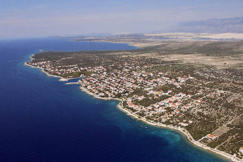 Mandre, isola di Pag, Croazia